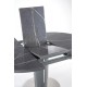 RICARDO extension table, color: top - grey marble, legs - dark grey DIOMMI V-CH-RICARDO-ST