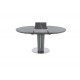 RICARDO extension table, color: top - grey marble, legs - dark grey DIOMMI V-CH-RICARDO-ST