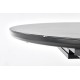 RICARDO extension table, color: top - grey marble, legs - dark grey DIOMMI V-CH-RICARDO-ST