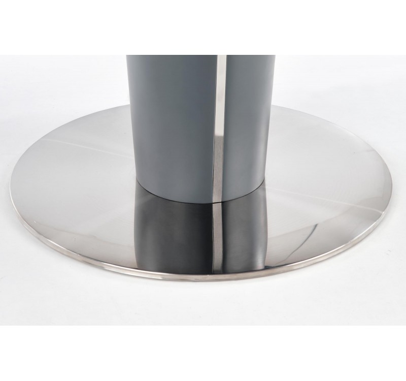 RICARDO extension table, color: top - grey marble, legs - dark grey DIOMMI V-CH-RICARDO-ST