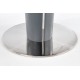 RICARDO extension table, color: top - grey marble, legs - dark grey DIOMMI V-CH-RICARDO-ST