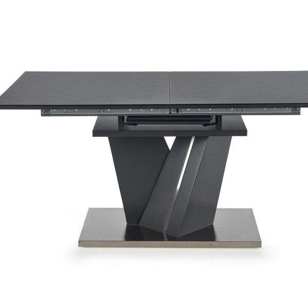 SALVADOR extension table, color: top - dark grey, legs - dark grey DIOMMI V-CH-SALVADOR-ST