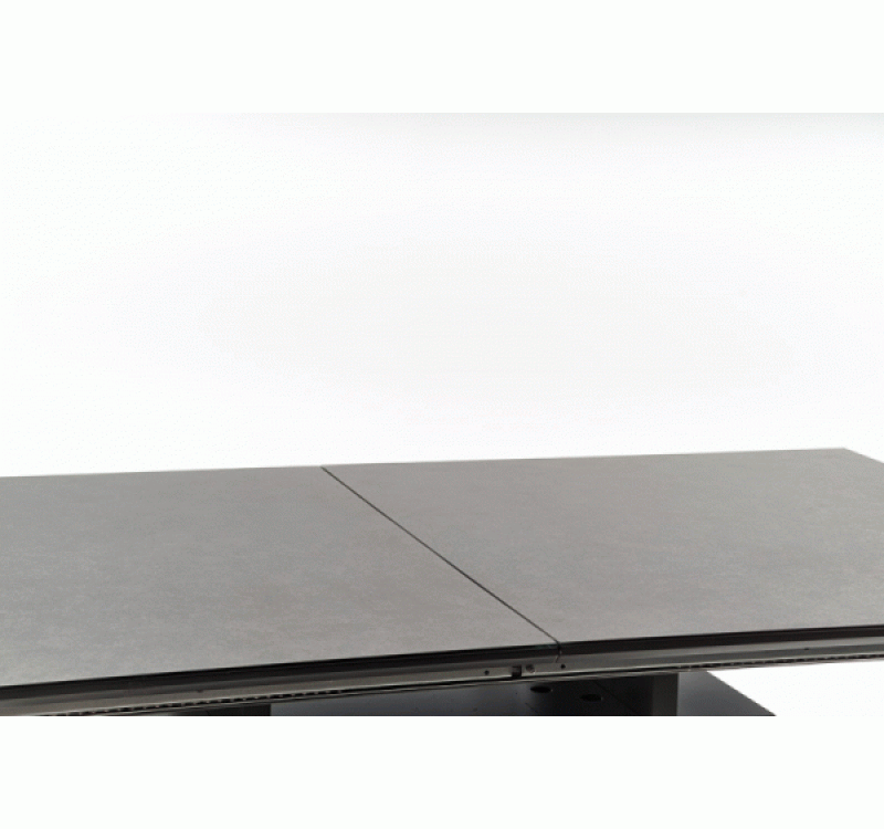 SALVADOR extension table, color: top - dark grey, legs - dark grey DIOMMI V-CH-SALVADOR-ST