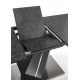 SALVADOR extension table, color: top - dark grey, legs - dark grey DIOMMI V-CH-SALVADOR-ST
