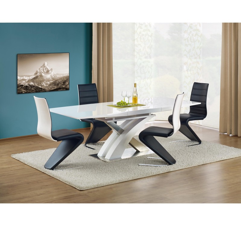 SANDOR 2 table, color: extra white DIOMMI V-CH-SANDOR_2-ST-BIAŁY