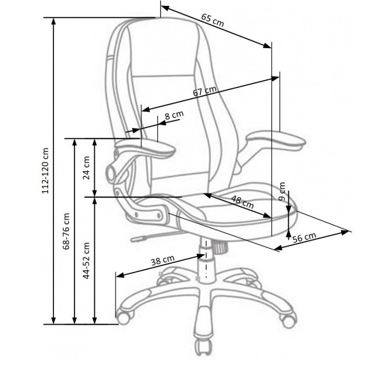 SATURN chair color: grey DIOMMI V-CH-SATURN-FOT-POPIEL