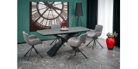 SILVESTRO table dark grey, leg black DIOMMI V-CH-SILVESTRO-ST