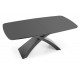 SILVESTRO table dark grey, leg black DIOMMI V-CH-SILVESTRO-ST