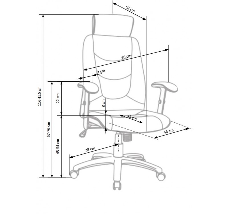 STILO chair color: black DIOMMI V-CH-STILO-FOT-CZARNY
