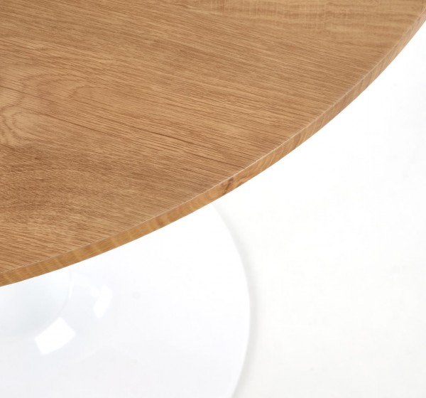 STING table, color: top - golden oak, legs - white DIOMMI V-CH-STING-ST