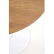 STING table, color: top - golden oak, legs - white DIOMMI V-CH-STING-ST