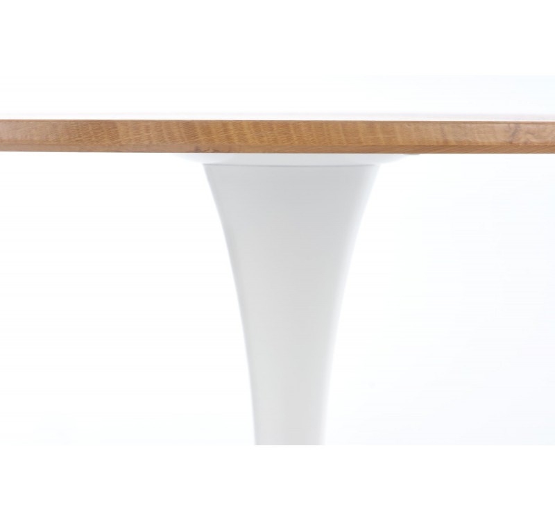 STING table, color: top - golden oak, legs - white DIOMMI V-CH-STING-ST