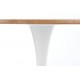 STING table, color: top - golden oak, legs - white DIOMMI V-CH-STING-ST
