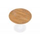 STING table, color: top - golden oak, legs - white DIOMMI V-CH-STING-ST