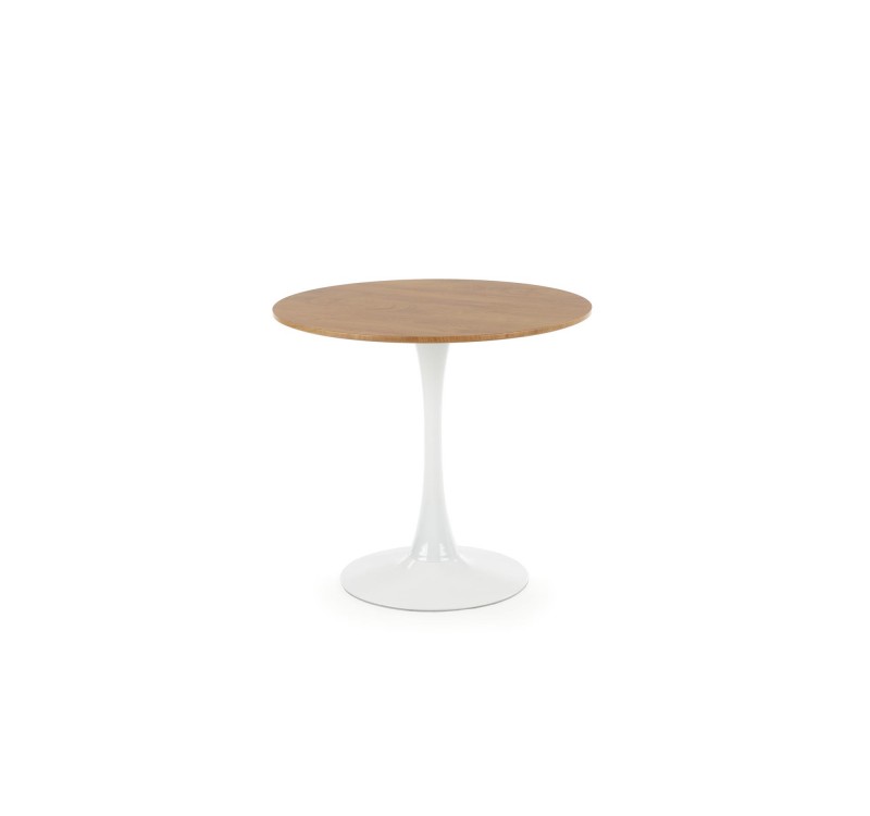 STING table, color: top - golden oak, legs - white DIOMMI V-CH-STING-ST