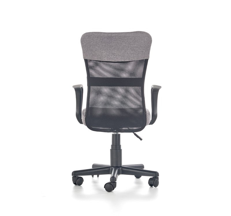 TIMMY o.chair, color: grey / black DIOMMI V-CH-TIMMY-FOT-POPIEL