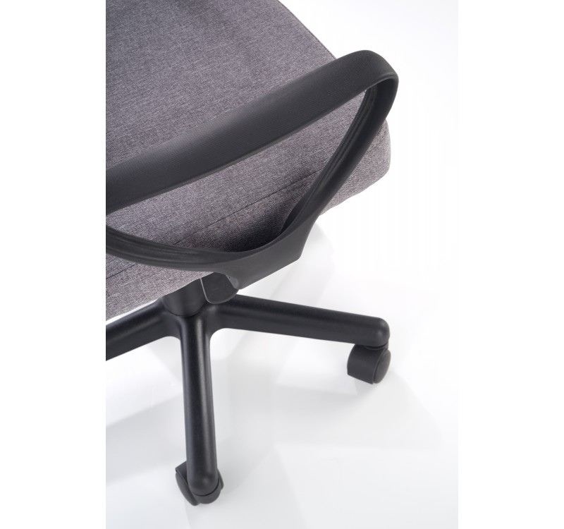TIMMY o.chair, color: grey / black DIOMMI V-CH-TIMMY-FOT-POPIEL