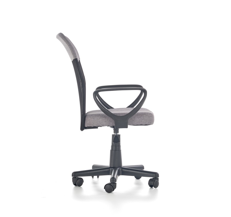 TIMMY o.chair, color: grey / black DIOMMI V-CH-TIMMY-FOT-POPIEL