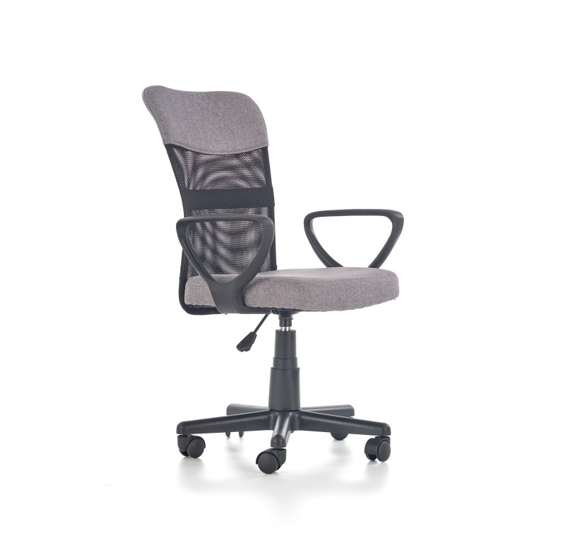 TIMMY o.chair, color: grey / black DIOMMI V-CH-TIMMY-FOT-POPIEL