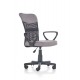 TIMMY o.chair, color: grey / black DIOMMI V-CH-TIMMY-FOT-POPIEL
