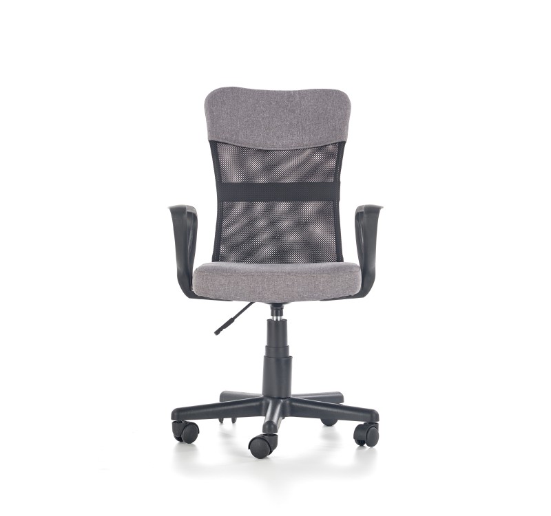 TIMMY o.chair, color: grey / black DIOMMI V-CH-TIMMY-FOT-POPIEL