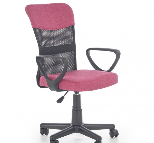 TIMMY o.chair, color: pink / black DIOMMI V-CH-TIMMY-FOT-RÓŻOWY