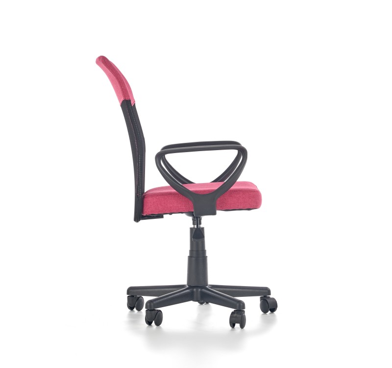 TIMMY o.chair, color: pink / black DIOMMI V-CH-TIMMY-FOT-RÓŻOWY