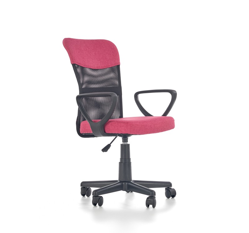 TIMMY o.chair, color: pink / black DIOMMI V-CH-TIMMY-FOT-RÓŻOWY