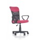 TIMMY o.chair, color: pink / black DIOMMI V-CH-TIMMY-FOT-RÓŻOWY