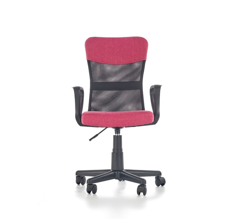 TIMMY o.chair, color: pink / black DIOMMI V-CH-TIMMY-FOT-RÓŻOWY