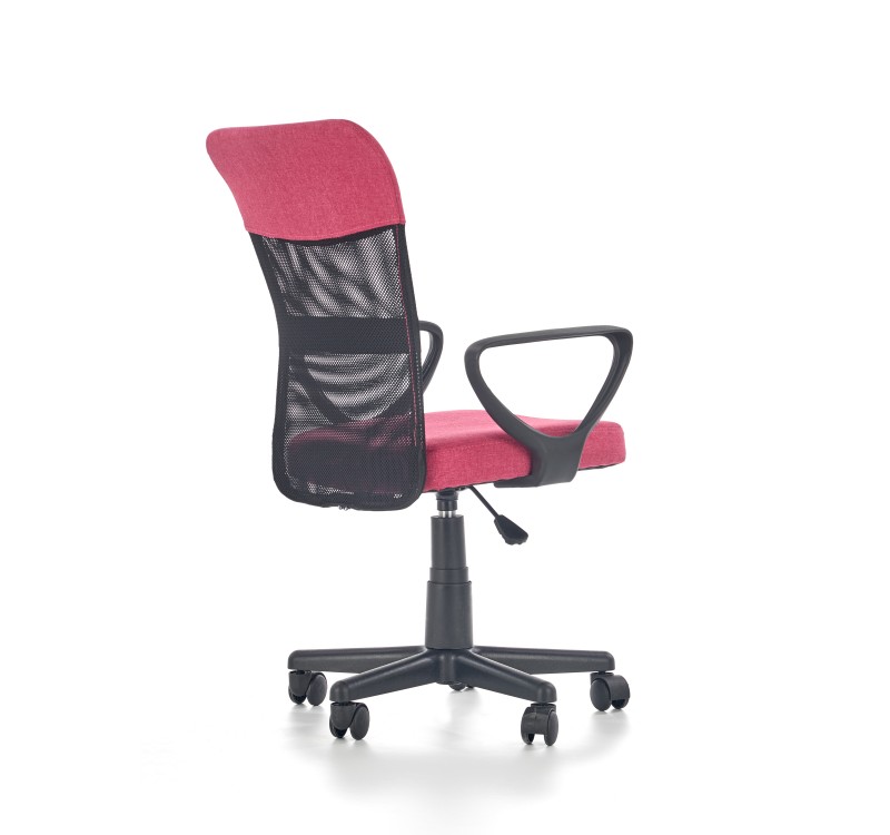 TIMMY o.chair, color: pink / black DIOMMI V-CH-TIMMY-FOT-RÓŻOWY