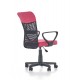 TIMMY o.chair, color: pink / black DIOMMI V-CH-TIMMY-FOT-RÓŻOWY