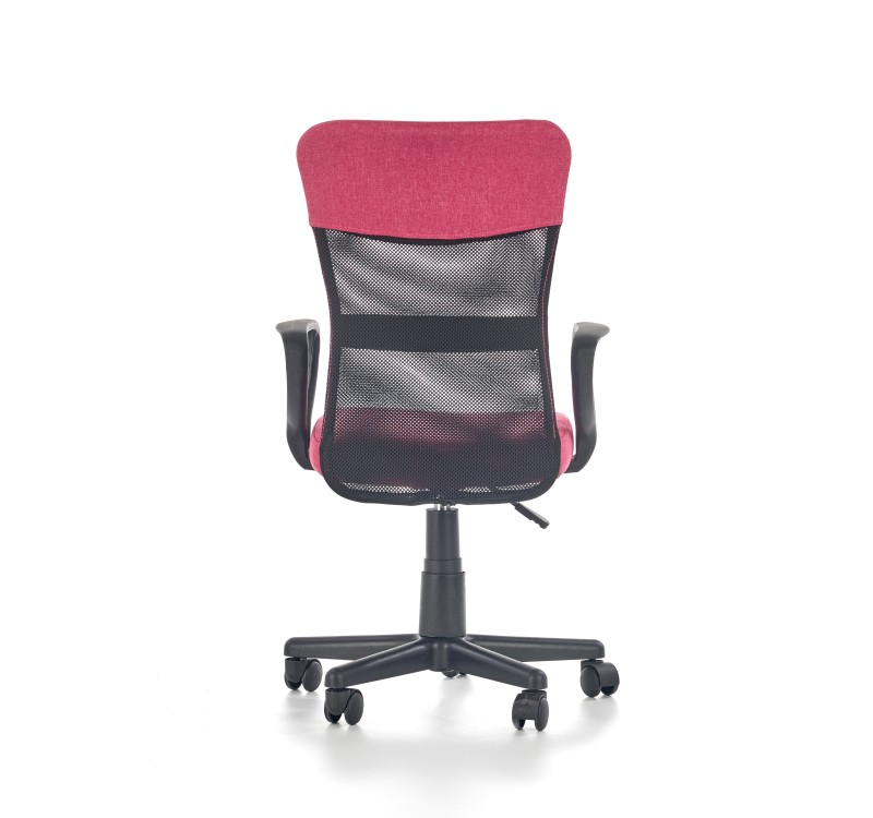 TIMMY o.chair, color: pink / black DIOMMI V-CH-TIMMY-FOT-RÓŻOWY
