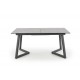 TIZIANO extension table, color: top - light grey / dark grey, legs - dark grey DIOMMI V-CH-TIZIANO-ST