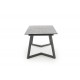 TIZIANO extension table, color: top - light grey / dark grey, legs - dark grey DIOMMI V-CH-TIZIANO-ST