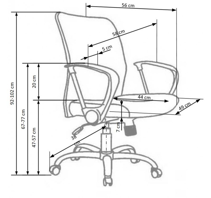 TONY chair color: black DIOMMI V-CH-TONY-FOT-CZARNY