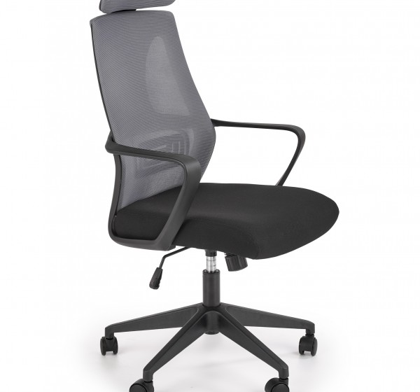 VALDEZ office chair, color: black / grey DIOMMI V-CH-VALDEZ-FOT-POPIEL