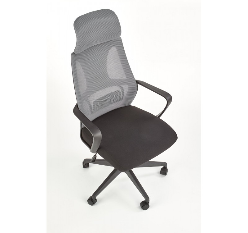 VALDEZ office chair, color: black / grey DIOMMI V-CH-VALDEZ-FOT-POPIEL
