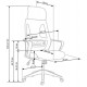 VALDEZ office chair, color: black / grey DIOMMI V-CH-VALDEZ-FOT-POPIEL