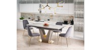 VALENTINO table light grey/gold DIOMMI V-CH-VALENTINO-ST