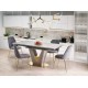 VALENTINO table light grey/gold DIOMMI V-CH-VALENTINO-ST