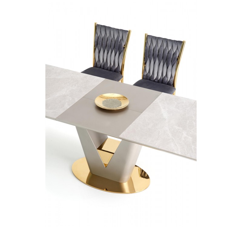 VALENTINO table light grey/gold DIOMMI V-CH-VALENTINO-ST