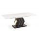 VINCENZO table white marble, leg black/gold DIOMMI V-CH-VINCENZO-ST