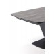 VINSTON extension table, color: top - dark grey / black, legs - black DIOMMI V-CH-VINSTON-ST