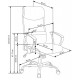 VIRE 2 office chair, color: black / grey DIOMMI V-CH-VIRE_2-FOT-POPIEL