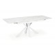 VIVALDI extension table white marble, leg white DIOMMI V-CH-VIVALDI-ST