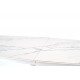 VIVALDI extension table white marble, leg white DIOMMI V-CH-VIVALDI-ST