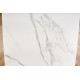 VIVALDI extension table white marble, leg white DIOMMI V-CH-VIVALDI-ST
