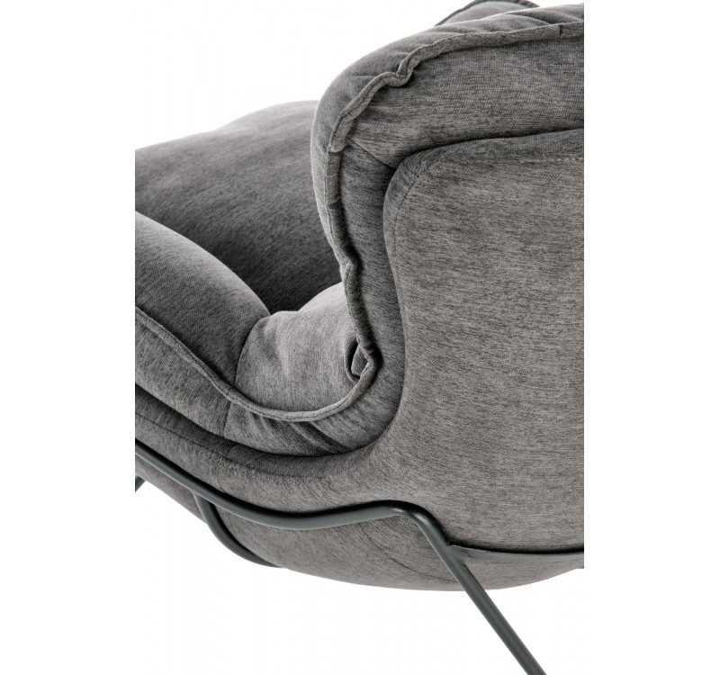 VOLKER leisure armchair dark grey/ black DIOMMI V-CH-VOLKER-FOT