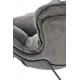 VOLKER leisure armchair dark grey/ black DIOMMI V-CH-VOLKER-FOT